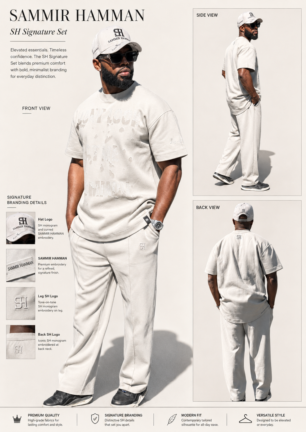 Cream gray SH Signature Set